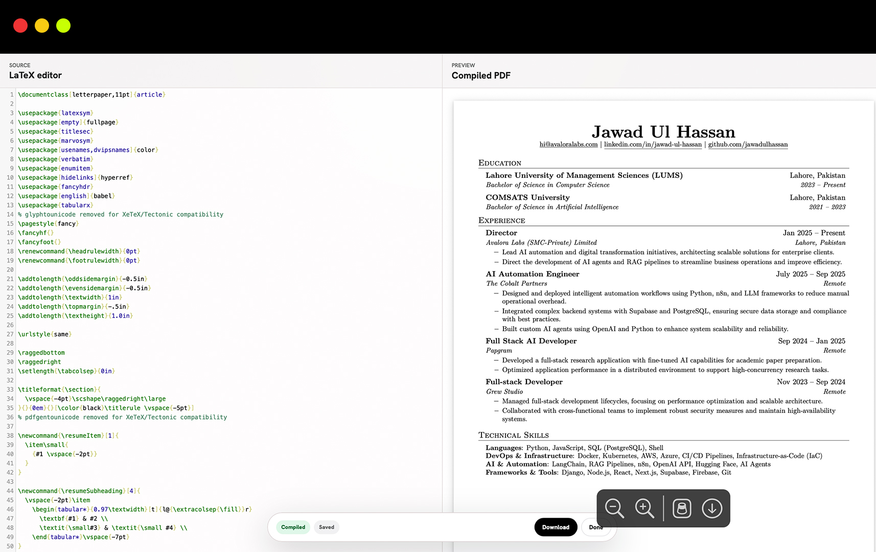 Kong Resume | Ai Resume Generator Generator Screen